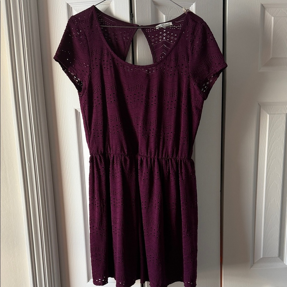 Charlotte Russe Purple Lace Dress